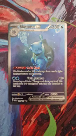 Pokemon TCG SV Scarlet & Violet 151 Blastoise ex 200/165 SIR EN - Image 1