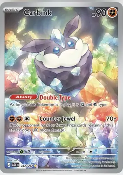Carbink 242/217 Ascended Heroes MINT - Illustration Rare - Pokemon TCG - Image 1