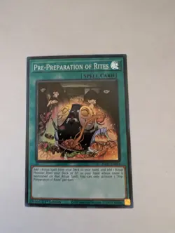 Yugioh! - Pre-Preparation of Rites - RA01-EN055 - Super Rare - NM - Image 1