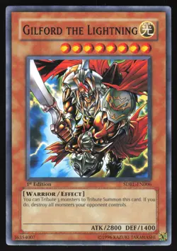 Gilford the Lightning - SDRL-EN006 - Common - 1st Edition Yugioh - Image 1