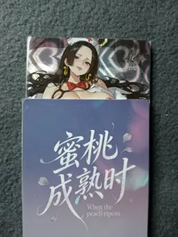 R16 Boa Hancock one piece WHEN THE PEACH RIPENS Goddess Story WAIFU ANIME CARD - Image 1