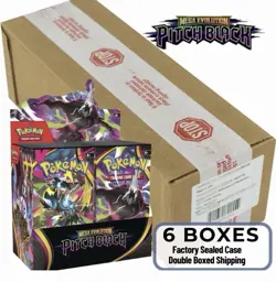 PRESALE - Pokemon TCG Pitch Black Booster Box Case (6x Boxes of 36 packs) - Image 1