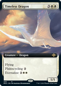 Timeless Dragon (Extended Art) FOIL Modern Horizons 2 PLD CARD ABUGames - Image 1