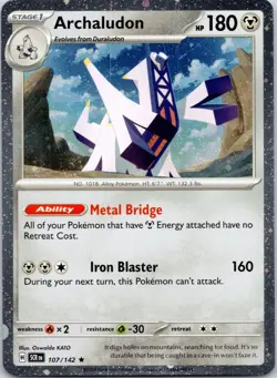 Archaludon - (Cosmos Holo) Normal Promo Miscellaneous Cards & Products 107/142 N - Image 1