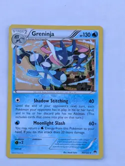 Pokemon TCG Greninja Breakpoint Regular Rare Card 40/122 English LP - Image 1