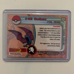 TEKNO CHROME Topps Chrome Golbat Tekno #42 Pokemon Card BEAUTIFUL CARD 🔥 - Image 2