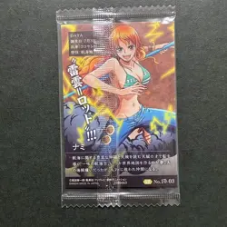 S7429 Nami SR No.10-03 Japanese One Piece Wafer Card Sealed YJ12 - Image 2