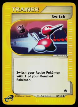 Pokemon Card - Switch Expedition Base Set 157/165 Reverse Holo Common - Image 1