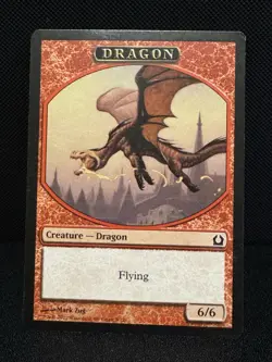 Dragon Token - Magic The Gathering - Return to Ravnica - Regular - LP - Image 1