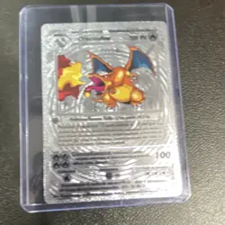 Pokemon Charizard Foil Flame Pokemon Card 100 HP Pokemon TCG Trading Card - Image 1