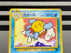 Pokemon Card Japanese Wartortle No.008 VHS Squirtle Deck Southern Islands Promo - Image 4