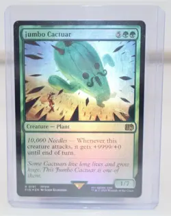 Jumbo Cactuar R 0191 Foil Final Fantasy FIN MTG - Image 1