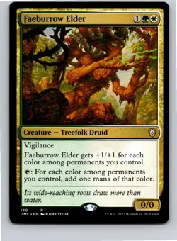Magic the Gathering Faeburrow Elder Commander: Dominaria United MTG Free Ship! - Image 1