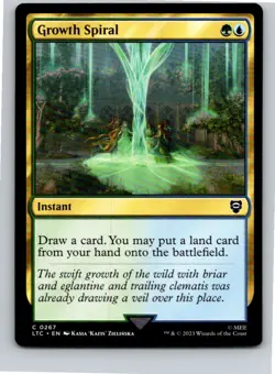 Magic the Gathering Growth Spiral Commander: The Lord of the Rings MTG - Image 1