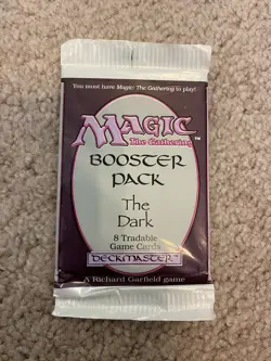 MTG Magic the Gathering The Dark Booster Pack Factory Sealed 1994 - Image 1