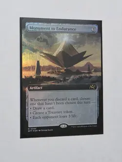 Monument To Endurance - Foil - Extended - Aetherdrift - Near Mint - MTG - Image 1