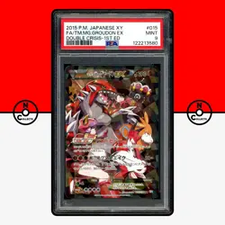 Pokemon PSA 9 Groudon EX Team Magma's 015/034 CP1 Double Crisis Japanese - Image 1