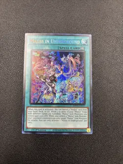 YUGIOH: Maliss in Underground MP25-EN127 Prismatic Secret Rare 2025 Mega-Pack A6 - Image 1