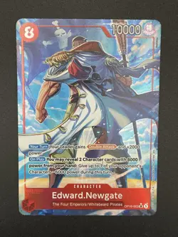 One Piece TCG Edward.Newgate (Alt Art) OP16-003 SR Foil EN NM The Time of Battle - Image 1