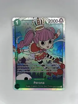 Bandai One Piece CCG Perona OP12-034 OP-12 Full Art Foil Special Rare 2000 - Image 1