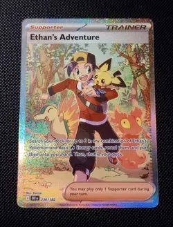 Pokemon Destined Rivals Ethan's Adventure SIR 236/182 - Image 1