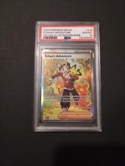 Pokemon TCG Destined Rivals Ethan's Adventure SIR Holo #236/182 (PSA-10) - Image 1