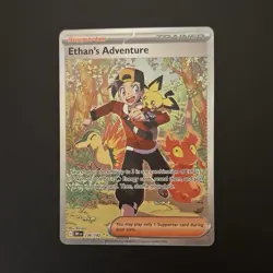 Pokemon Ethan's Adventure Sv10: Destined Rivals 236/182 SIR Full Art Holo - Image 1