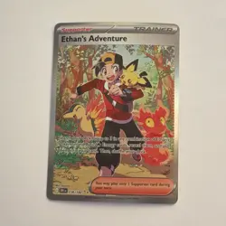 GREAT CONDITION Pokemon Ethan's Adventure 236/182 Destined Rivals SIR - Image 1