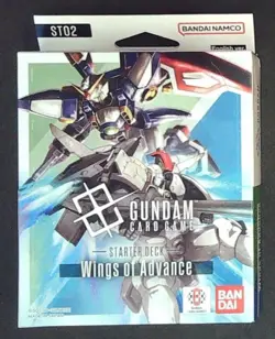 Gundam Card Game Starter Deck ST02 Wings of Advance - No Promo - Image 1