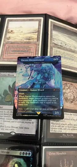 MTG Encore Electromancer Snapcaster Mage Foil Miku Secret Lair Bonus Card Promo - Image 1