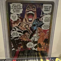 One Piece The Time Of Battle - IMPEL DOWN OP16 GOLD DON!! CARD ENGLISH CCG - Image 1