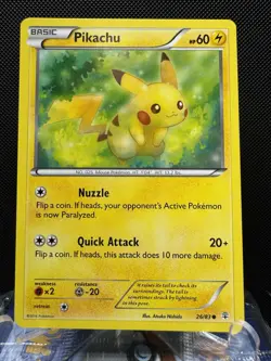 Pikachu 26/83 NM XY Generations Pokemon TCG 20th Anniversary Set Card - Image 1