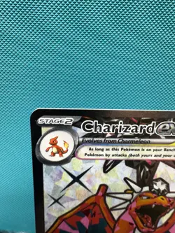 Charizard ex 215/197 Tera Full Art Obsidian Flames Pokemon Card – NM - Image 2