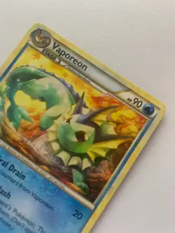 Undaunted Pokemon TCG Vaporeon 41/90 DAMAGED CARD - Image 3