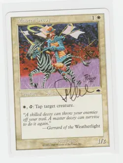 Magic the Gathering ~ Master Decoy ~ LP ~ Battle Royale ~ Signed by Artist - Image 1