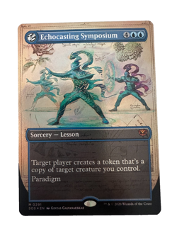 Echocasting Symposium (Borderless) Secrets of Strixhaven Foil Mythic #291 MTG - Image 1