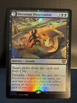 Decorum Dissertation - MTG: Secrets of Strixhaven Foil - Image 1