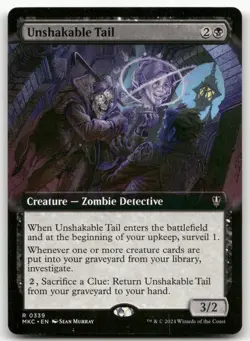 Unshakable Tail (Extended Art) #339 (NM) Murders Karlov Manor MKC Magic MTG - Image 1