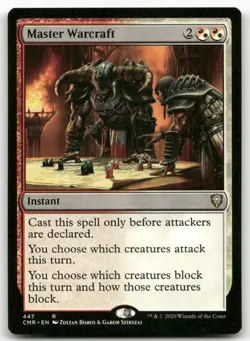 Master Warcraft #447 (NM) Commander Legends CMR Magic MTG - Image 1