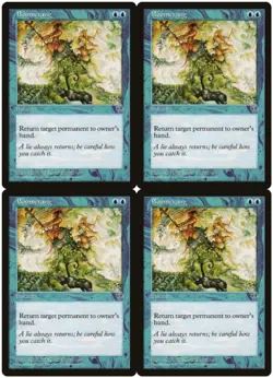 MTG Boomerang x4 Mirage Common NM/LP Playset - Image 1