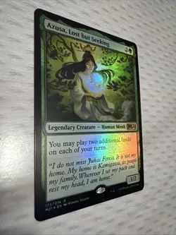 Azusa, Lost but Seeking - Core Set 2021 (M21) - Foil - Mtg M/NM Rare - Image 2
