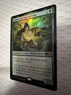 Azusa, Lost but Seeking - Core Set 2021 (M21) - Foil - Mtg M/NM Rare - Image 3