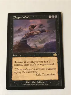 Plague Wind X1 Prophecy NM Condition See Pics Front / Back - Image 1
