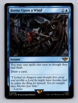 BORNE UPON A WIND 44 UNIVERSES BEYOND: LOTR: TALES OF MIDDLE-EARTH MTG LP - Image 1