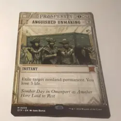 Anguished Unmaking - Breaking News - Outlaws of Thunder Junction - MTG - Image 1