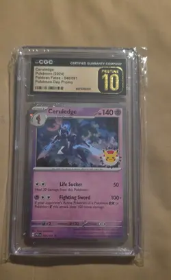 Ceruledge - (Pokemon Day 2024) (Cosmos Holo) 040/091 Holo CGC Pristine 10 🔥🔥🔥 - Image 1