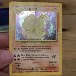 The Pokemon Company Ninetales 012/102 Base Set Holo Rare English 80HP - Image 1