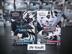 Pokemon Black Bolt and White Flare Booster Bundle Set of 2 Sealed New - Image 1