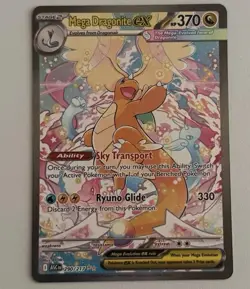 Pokemon Mega Dragonite ex 290/217 SIR Ascended Heroes Full Art Holo NM - Image 2