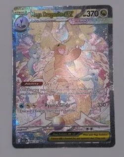 Pokemon Mega Dragonite ex 290/217 SIR Ascended Heroes Full Art Holo NM - Image 3